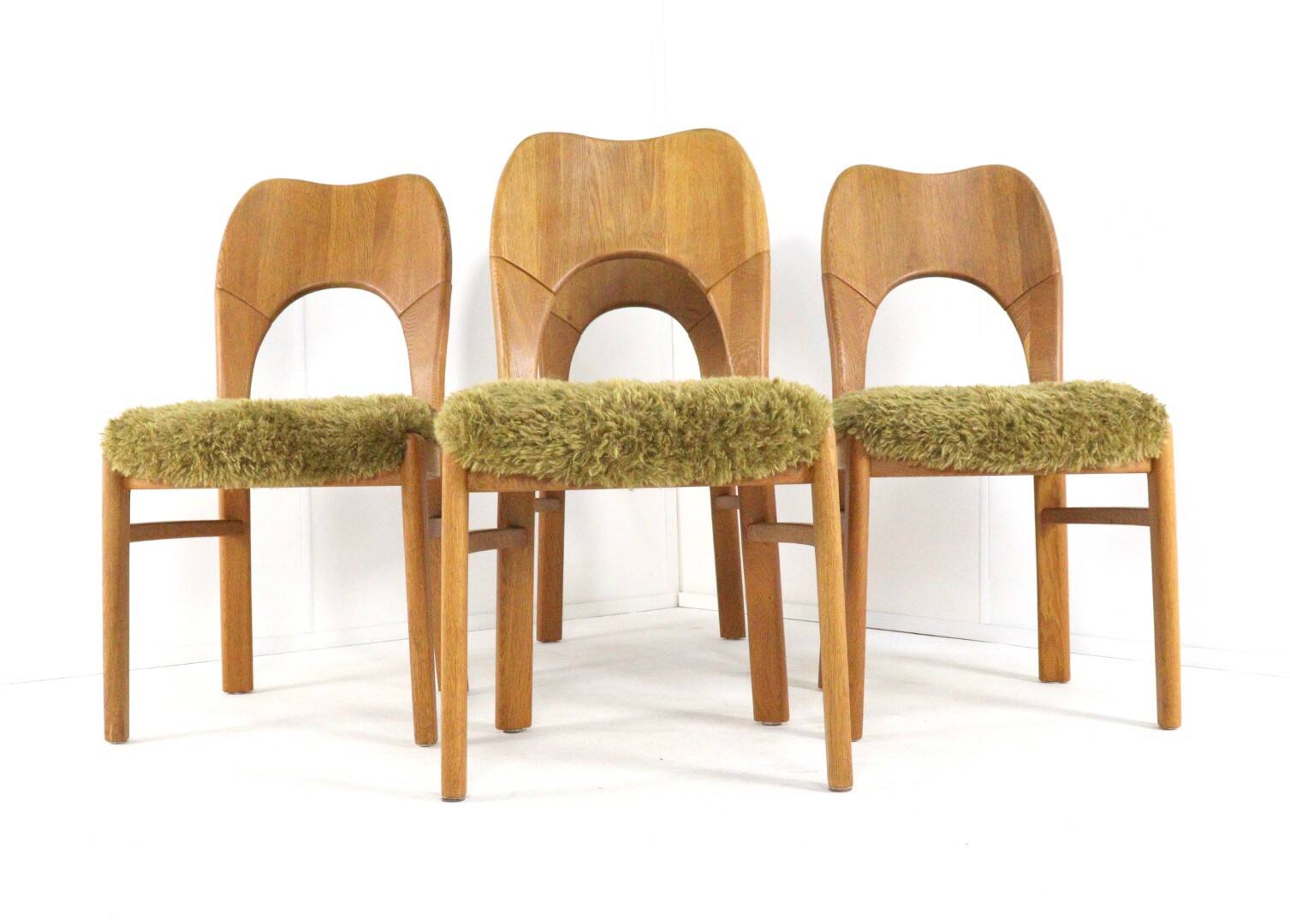 4 chaises de salle à manger en chêne 'Seest'