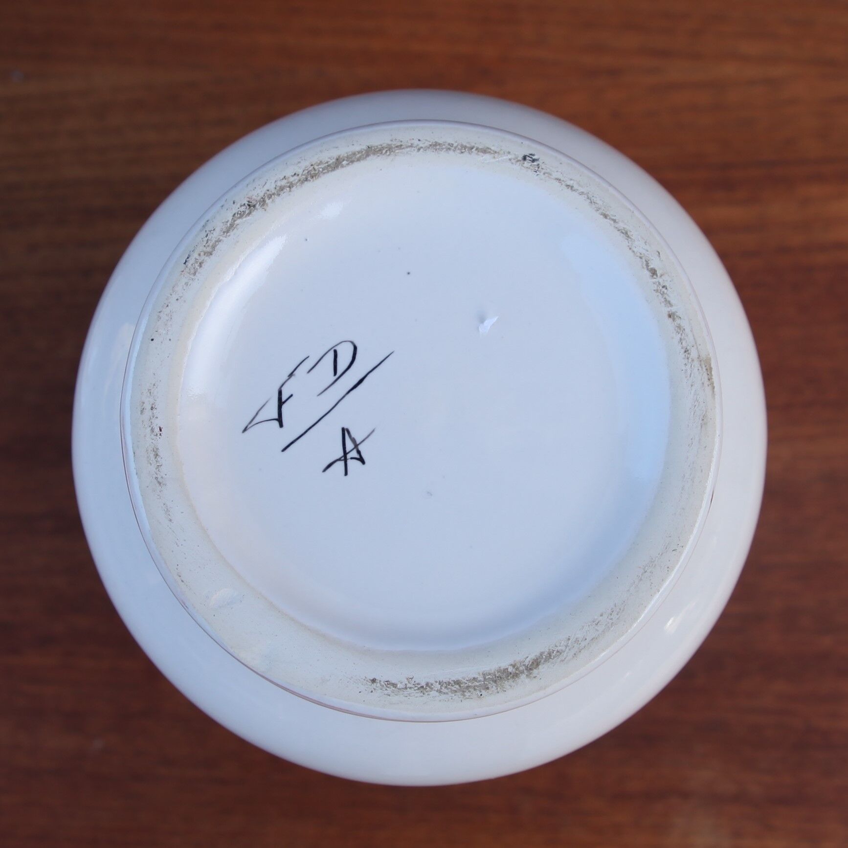 Pharmacy jar or porcelain apothecary jar