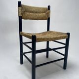 Mid-Century Dordogne Chairs in the style of Charlotte Perriand, 1960s, Set of 4