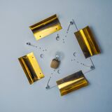 XL frosted wall light by Kalmar, Murano glass, Austria, 1970