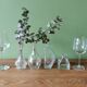 Lots de petits vases pour table de réception