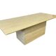 Table basse vintage en pierre