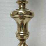 Lamp foot gilded bronze tripod height 50 cm