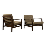 Mid Century Armchairs By Zenon Bączyk, 1960's, Set Of 2