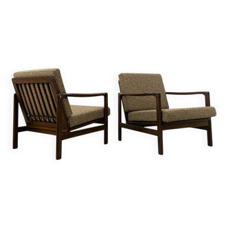Mid Century Armchairs By Zenon Bączyk, 1960's, Set Of 2