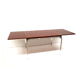 Vintage extendable dining table made in the 1970s