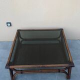 Table basse en bambou