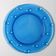 Vintage Cobalt Blue Glass Platter: Mid-Century Centerpiece, Borgonovo Italy