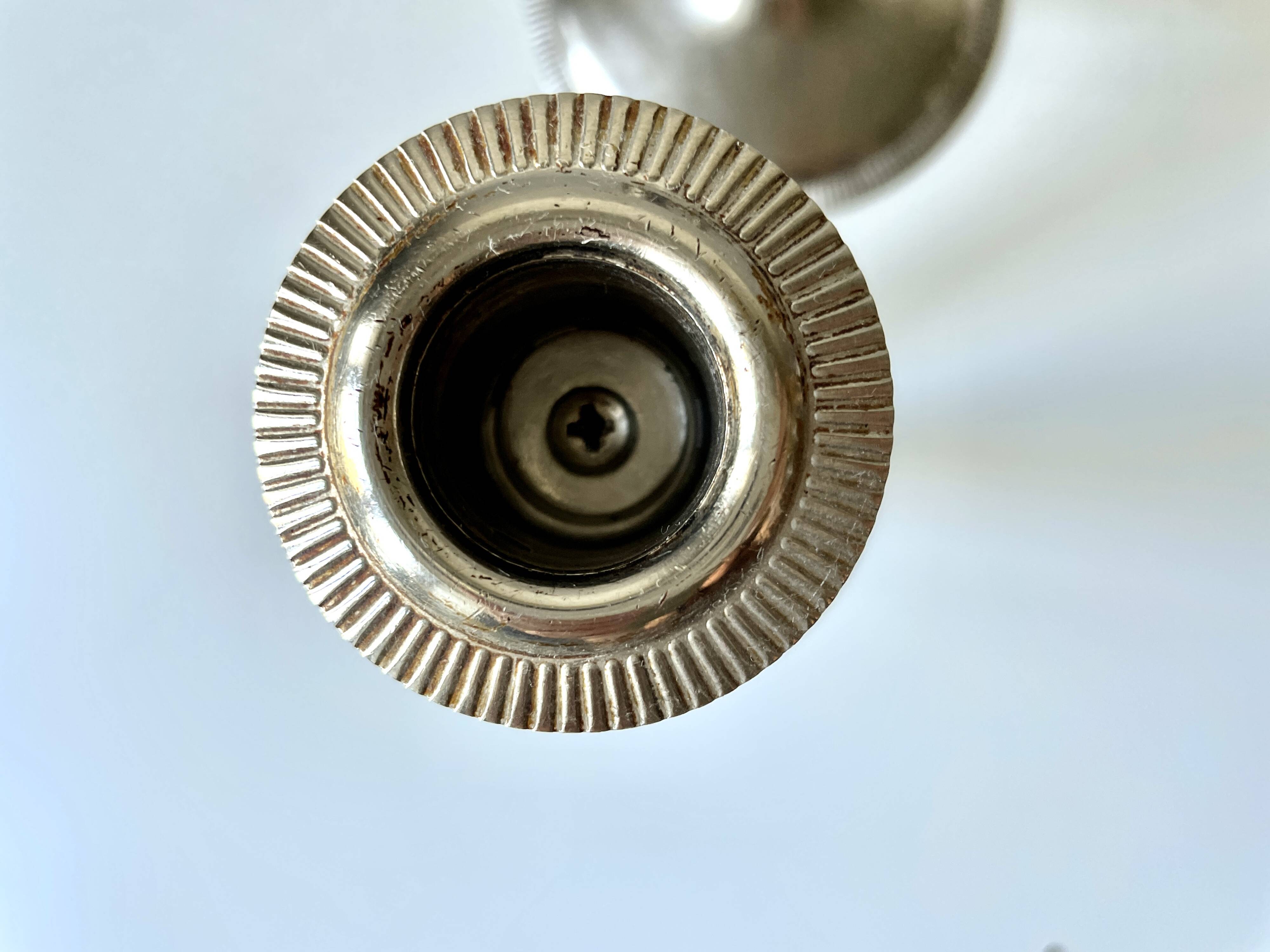 Set de 3 bougeoirs en inox