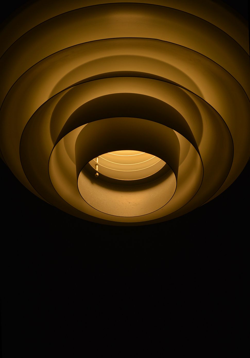 Danish XL hanging lamp 'Verona' designed by Sven Middelboe for Nordisk Solar