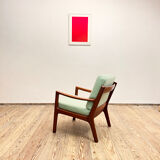 Teak armchair or easy chair by Ole Wanscher for France & Son, Mid Century Modern Danish Design, 1950er