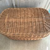 Vintage wicker chest 85 cm