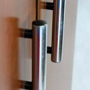 Bauhaus Chromed and Tubular Steel Wardrobe from Hynek Gottwald, 1940s
