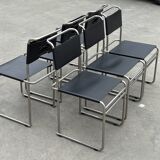 Set of 6 B5/B40 Chairs with Tubular Frame attributed to Marcel Breuer