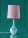 Table lamp in hand-painted ceramic Royal Delft Delvert blue-green, 1970