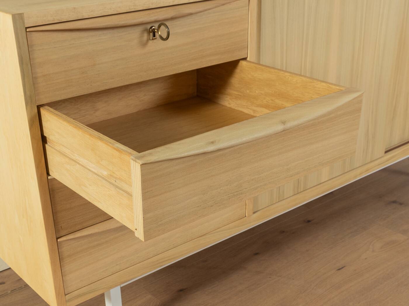 Light Wooden Sideboard, 1950s