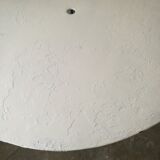 Guerin metal garden table, bistro table, cast foot