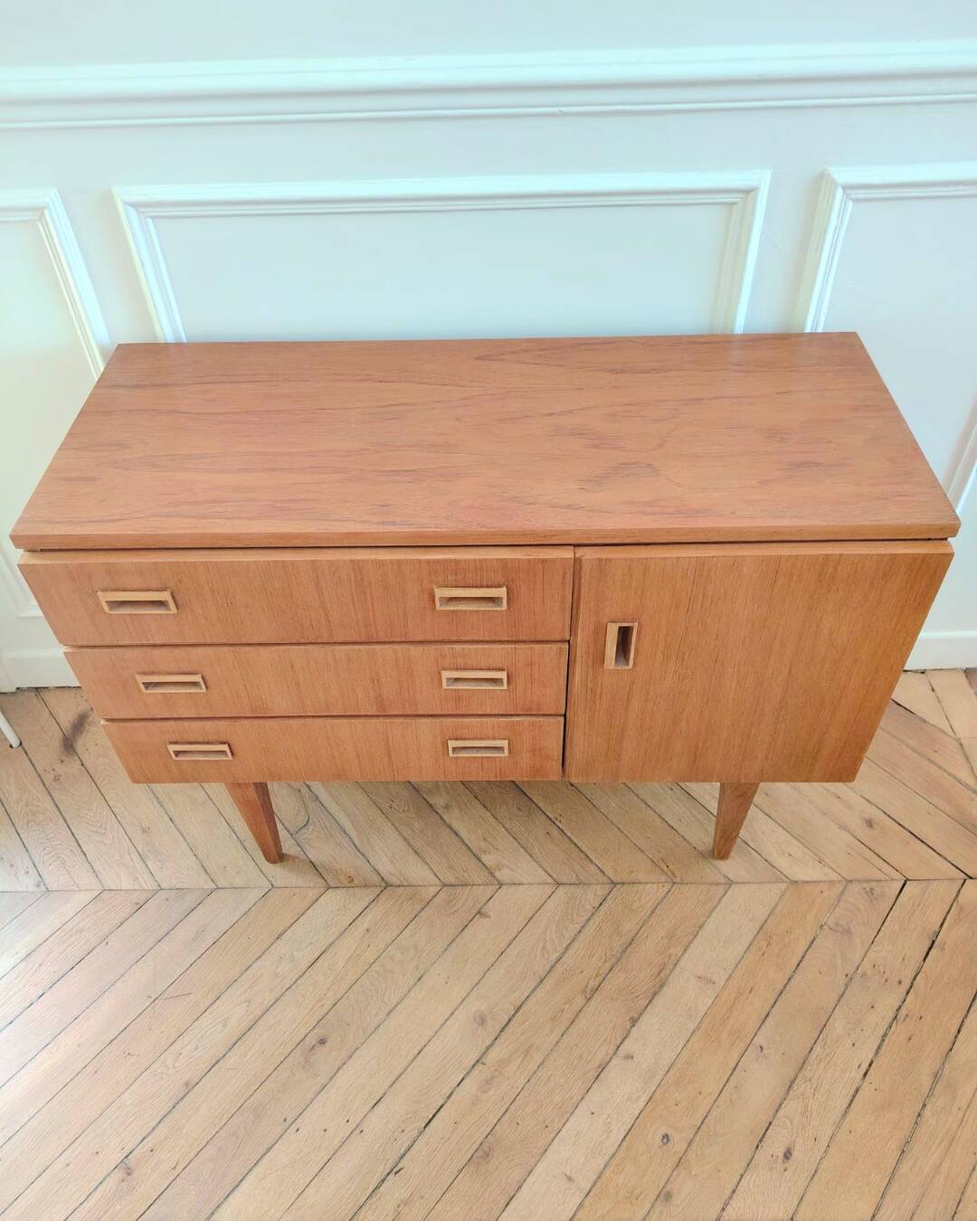Enfilade vintage rénovée, années 60