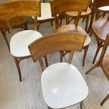 Set of 11 Baumann bistro chairs