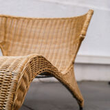Rattan chaise longue Monika mulder
