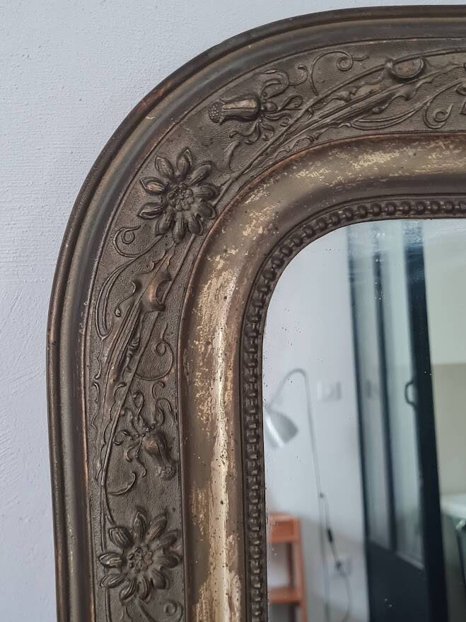 Large Louis Philippe mirror 137 x 83