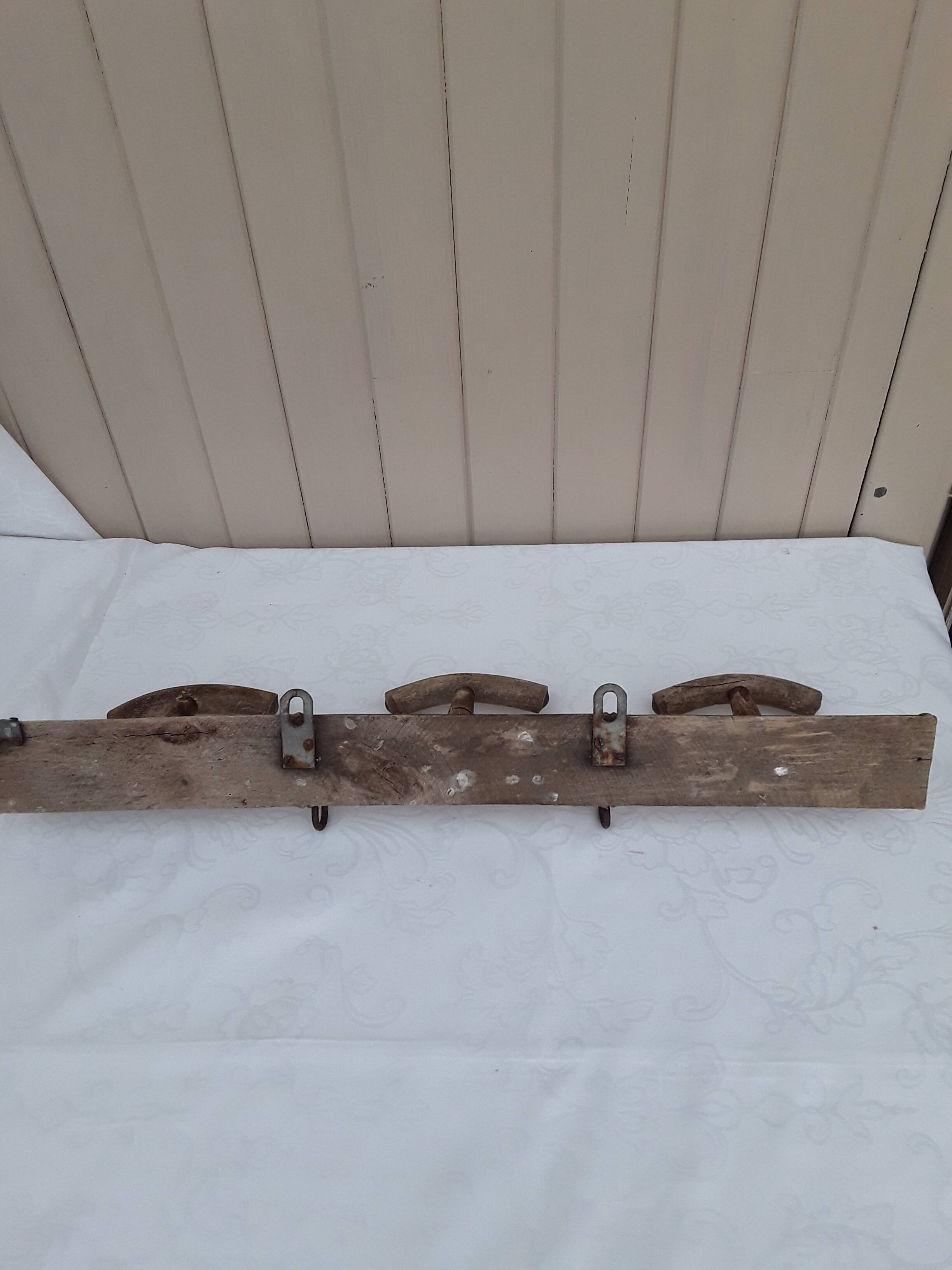 Old wooden hook