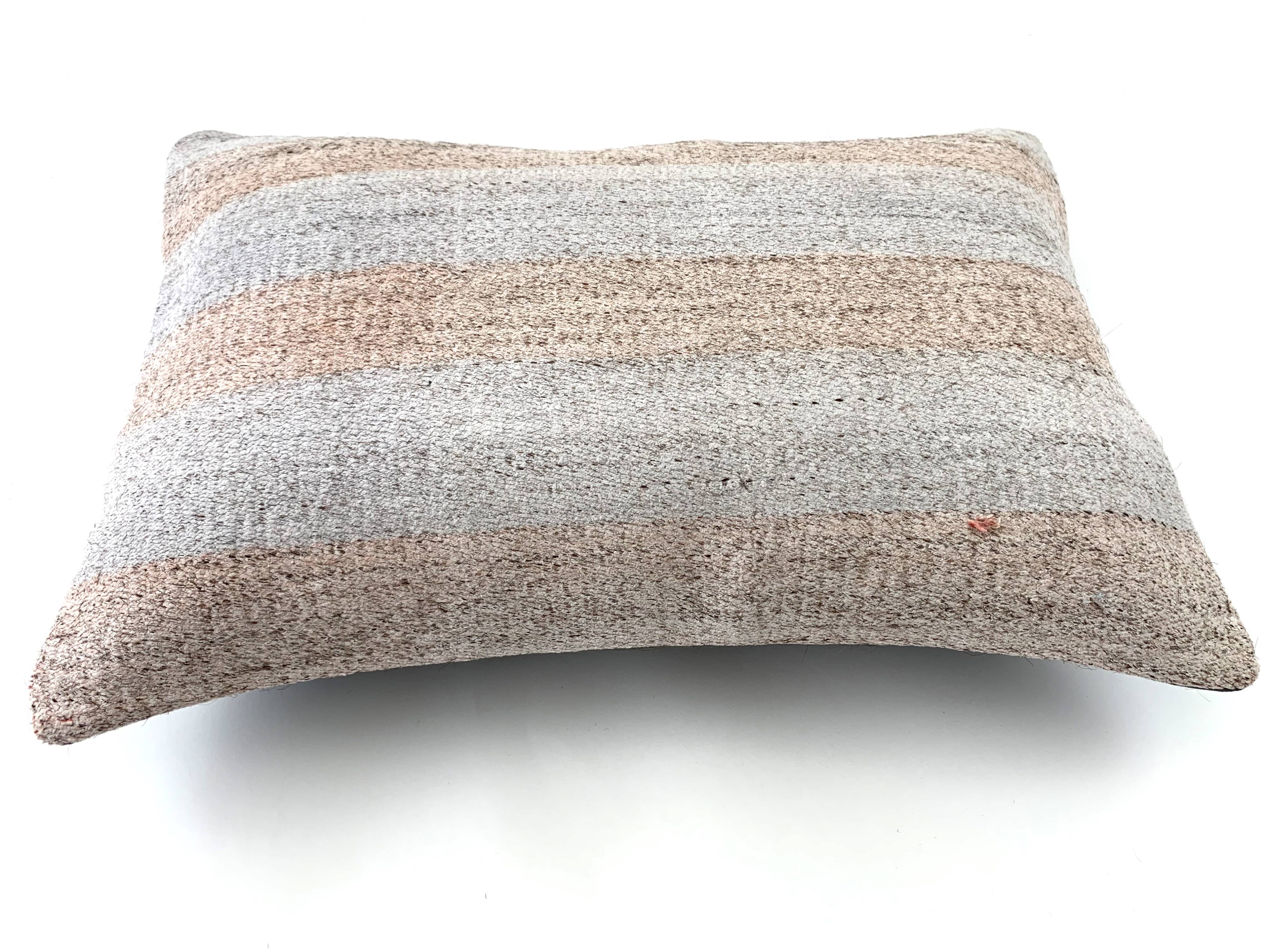 Vintage turkish handmade kilim cushion cover 40x60 cm