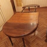 Old rustic round table Napoleon III 1880 Emery & Ragot