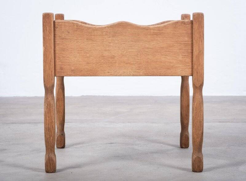 Oak Planter Stand by Henning Kjærnulf, Denmark, 1960s