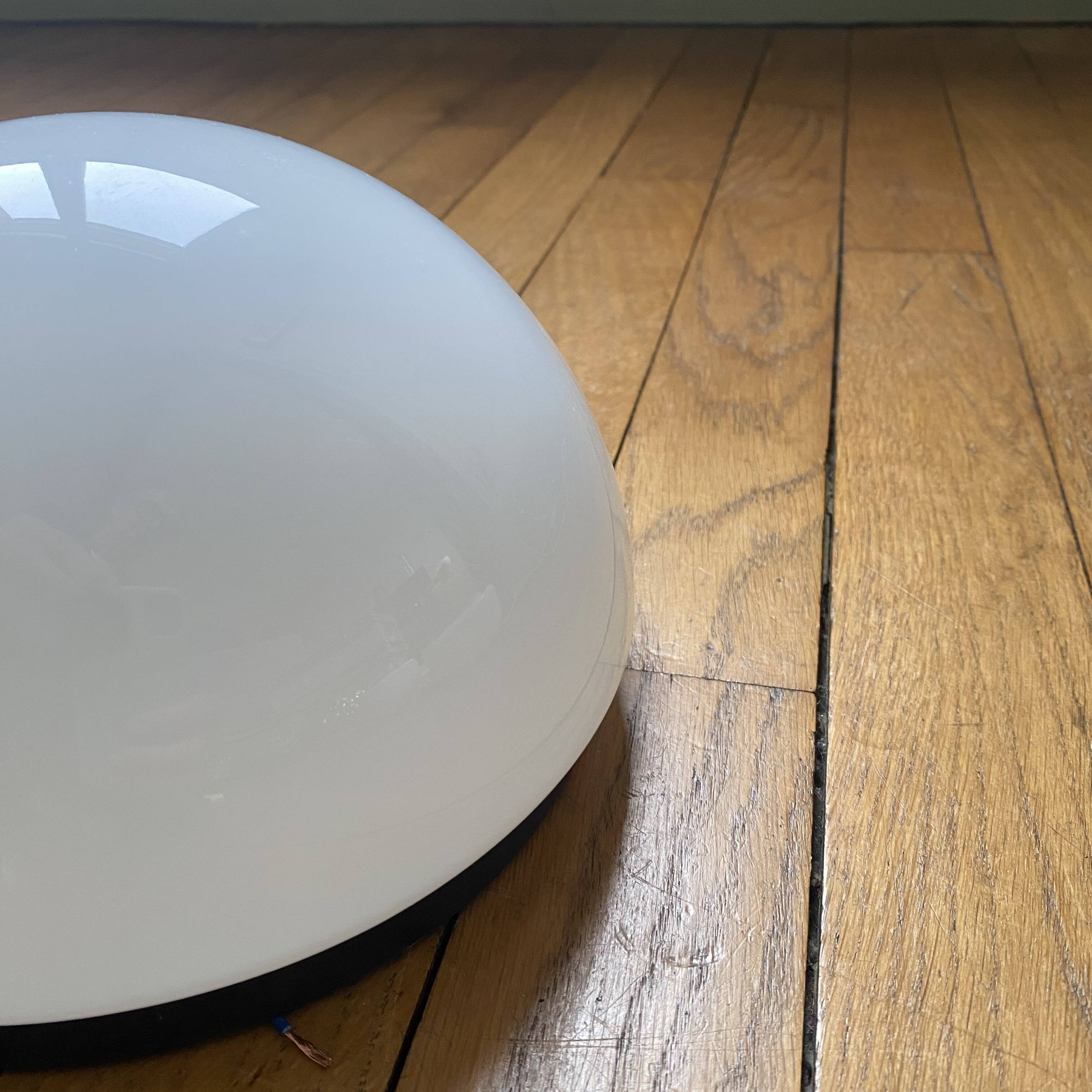 Ceiling light or wall lamp 21 cm white opal glass Bega Limburg