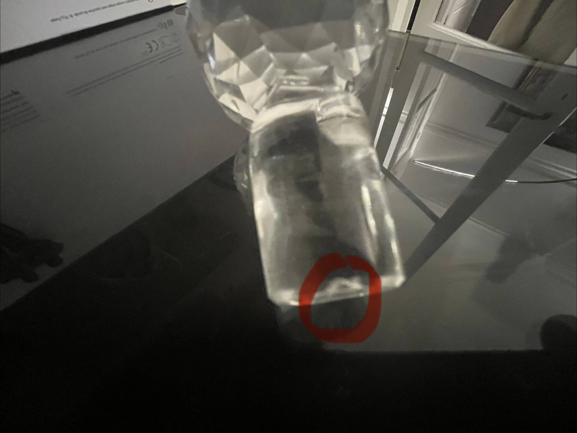 Carafe Baccarat en cristal signée