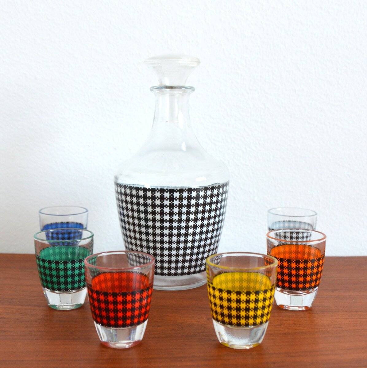 Vintage 1950s liqueur service