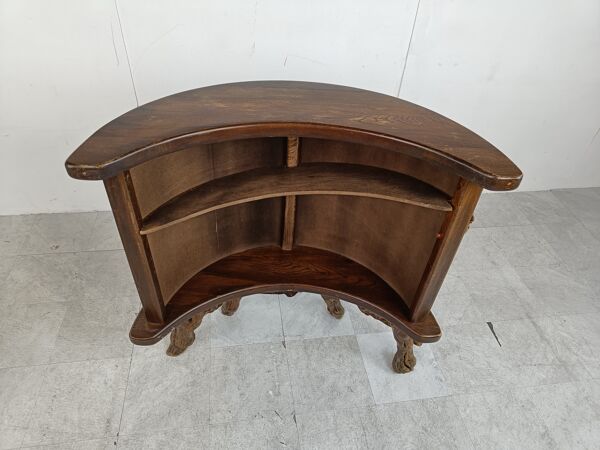 Bar à branches en bois de vigne vintage, années 1950