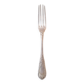 Fourchette de table en argent massif Art Nouveau