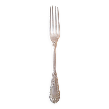 Solid silver Art Nouveau table fork