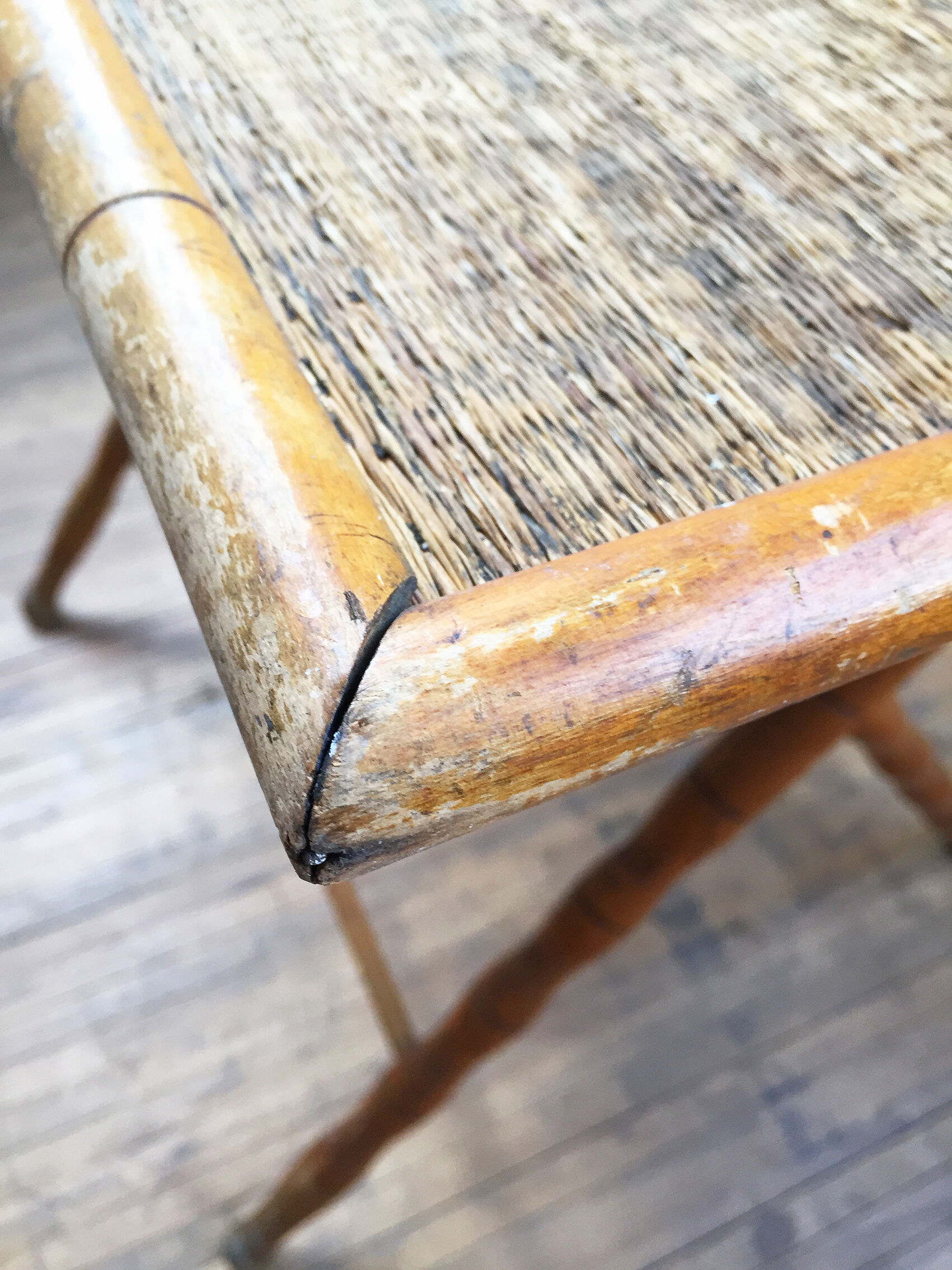 Bamboo imitation folding table