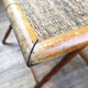 Table pliante imitation bambou