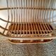 Vintage bohemian rattan canapé from the 60s and 70s.