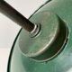 Outdoor enamelled tole wall lamp