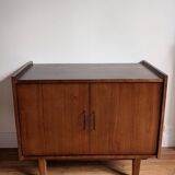 Vintage solid wood bathroom cabinet