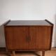 Vintage solid wood bathroom cabinet