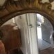 Trumeau style Louis XV 18th-century mirror bevelled white ivory gilding