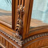 Showcase in walnut Louis XVI Style