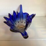 Large cobalt blue centerpiece