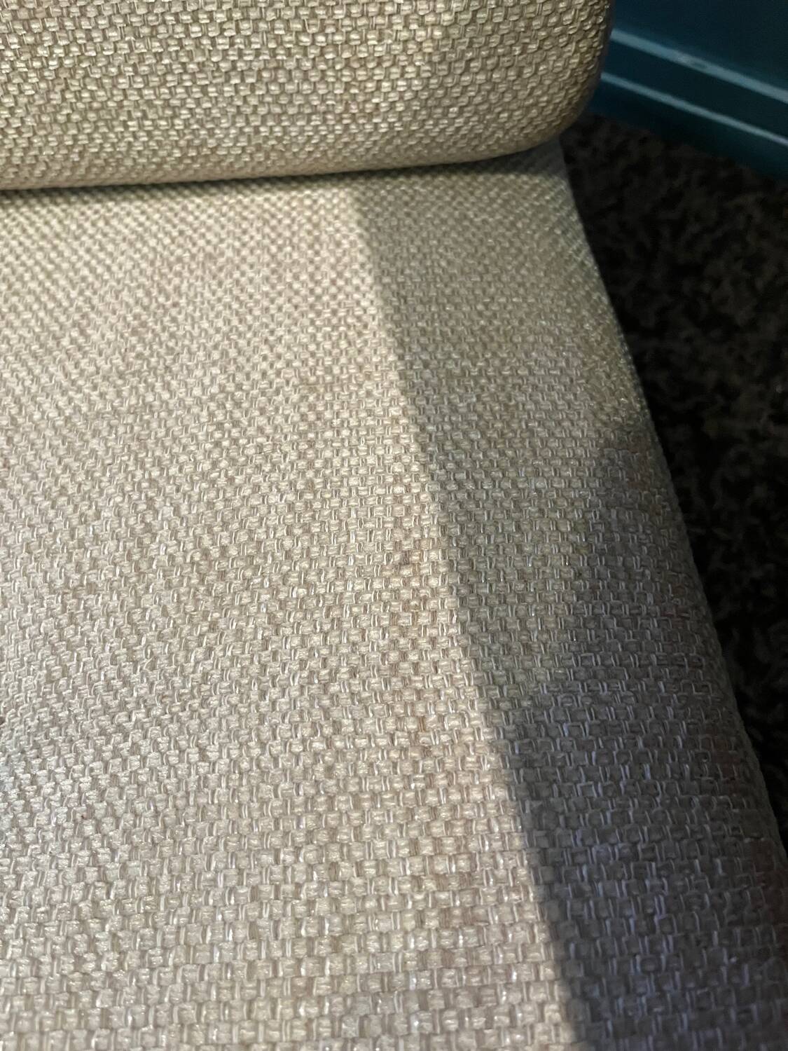 Elm and Maison Regain fabric armchair