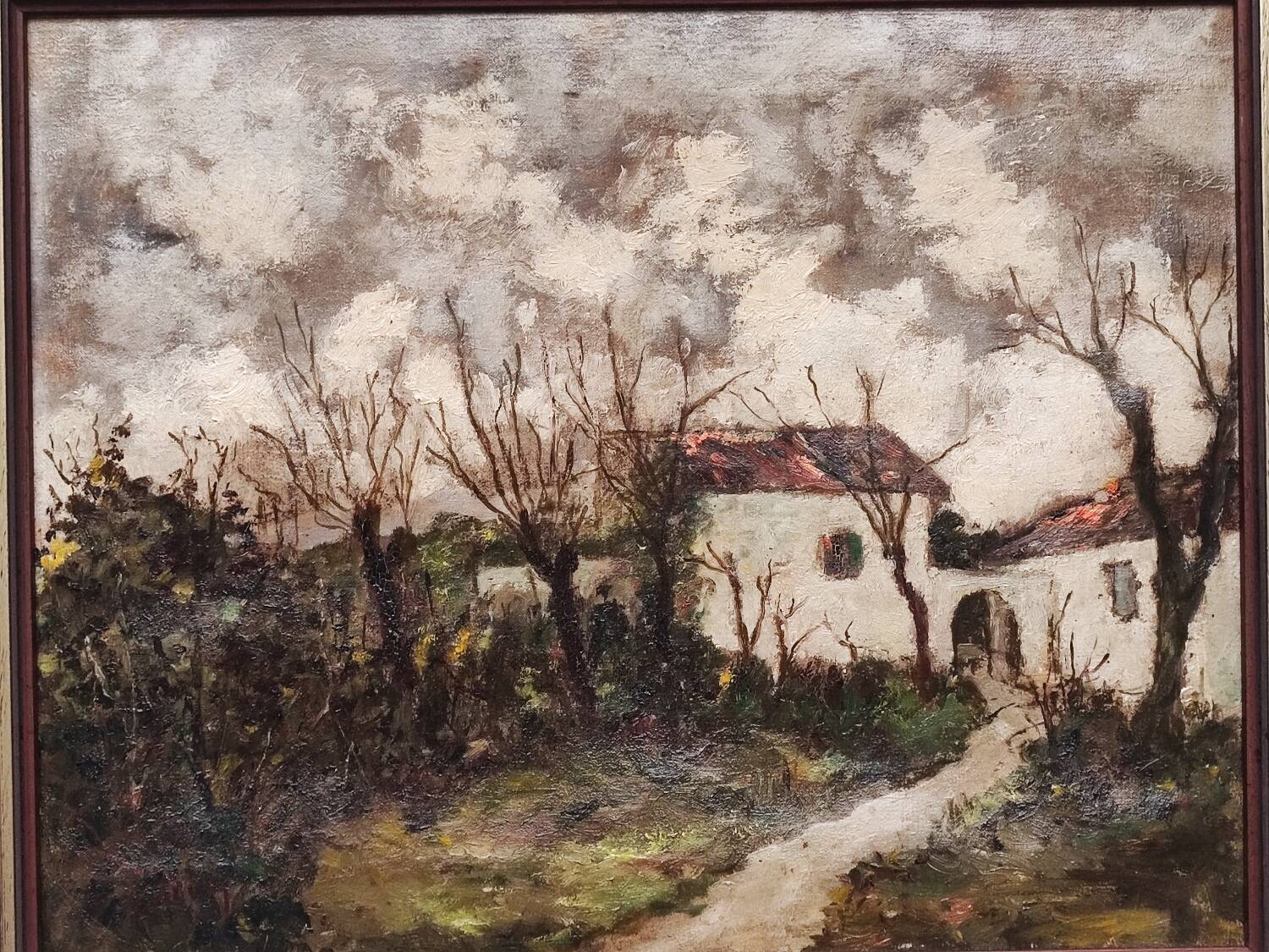 Paire de peintures à l'huile