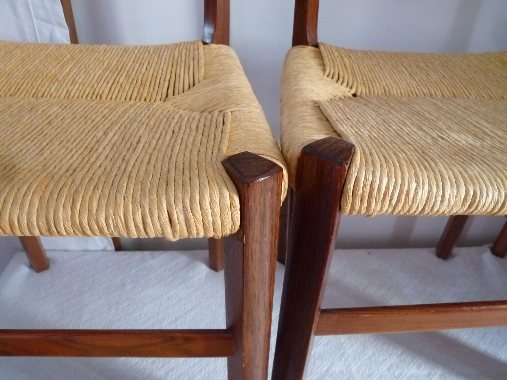 Set of 6 chairs Scandinavian rosewood
