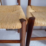 Set of 6 chairs Scandinavian rosewood