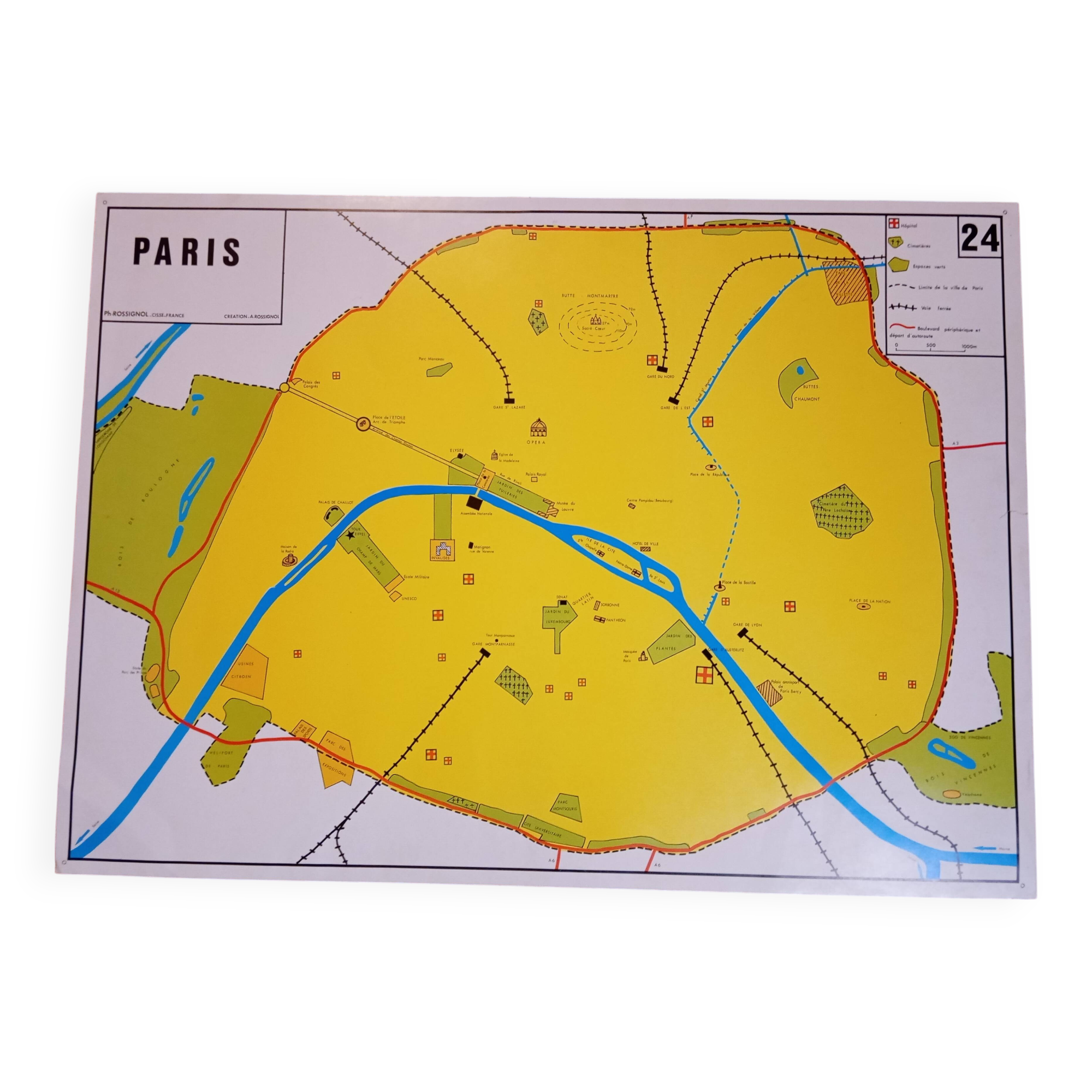 “paris” & “paris region” school map