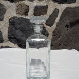 Glass whisky decanter